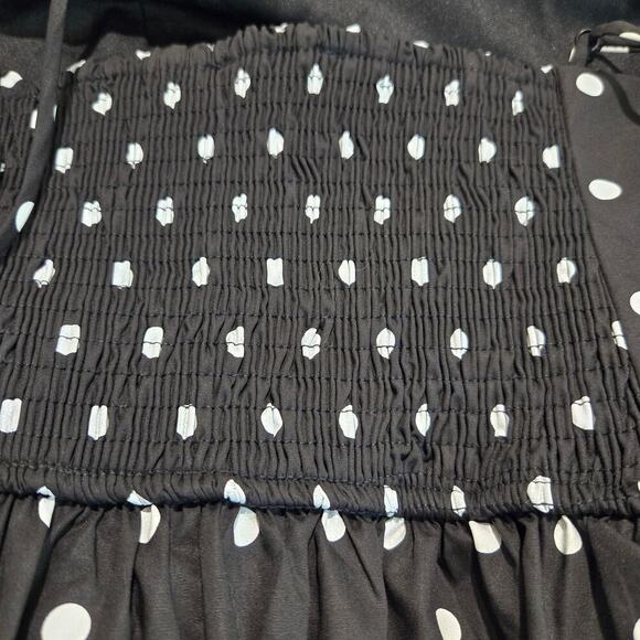 NWT Klesis Retro Style Polka Swing Dress Maxi Dress Sundress Sz M - Picture 12 of 13